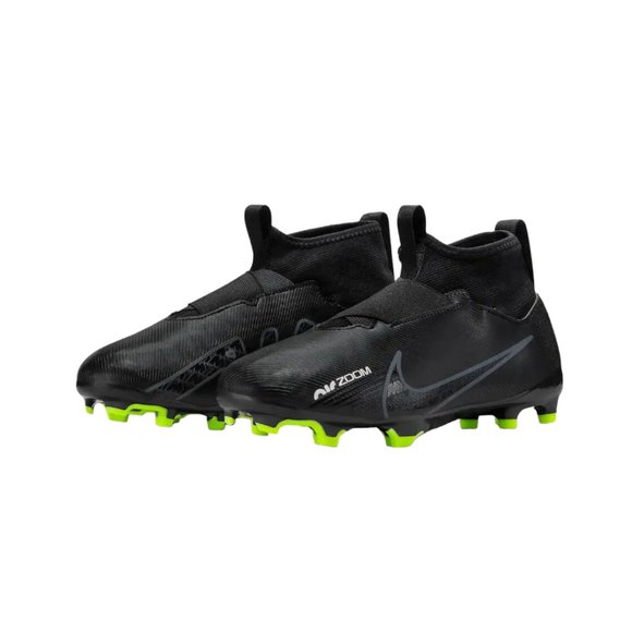 Nike Other - Nike Jr. Mercurial Superfly 9 Youth Size 1Y Soccer Cleats Football Black/Neon